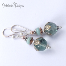 Green Fluorite Earrings