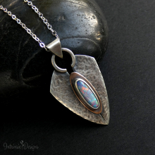 Opal Sterling Silver Necklace