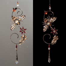 Swarovski Wire Wrapped Bee Suncatcher Swarovski Wire Wrapped Bee Suncatcher
