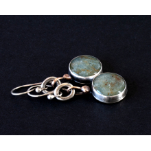 Raw Aquamarine Earrings