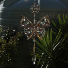 Butterfly Gemstone Suncatcher Butterfly Gemstone Suncatcher