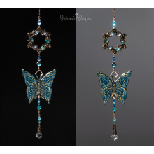 Polymer Clay Butterfly Suncatcher