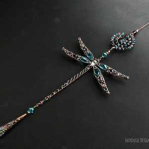 DRAGONFLY SWAROVSKI CRYSTAL WINDOW SUNCATCHER IN BRONZE