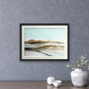 ORIGINAL ABSTRACT LANDSCAPE ....  ALCOHOL INK ART ON YUPO PAPER ... A4 SIZE ...  30 X 21cm (11.8” x 8.2”)
