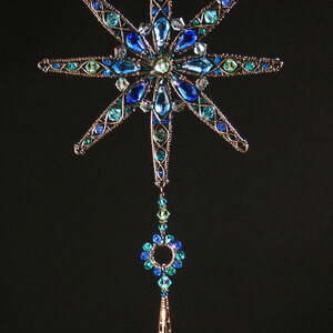 STAR MANDALA SWAROVSKI CRYSTAL WINDOW SUNCATCHER
