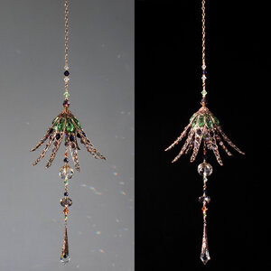 LONG LILY CRYSTAL CHANDELIER STYLE WINDOW SUNCATCHER