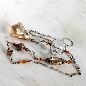 MINIMALIST BOHO STYLE LONG CRYSTAL SUNCATCHER