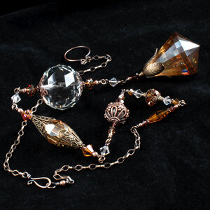 MINIMALIST BOHO STYLE LONG CRYSTAL SUNCATCHER