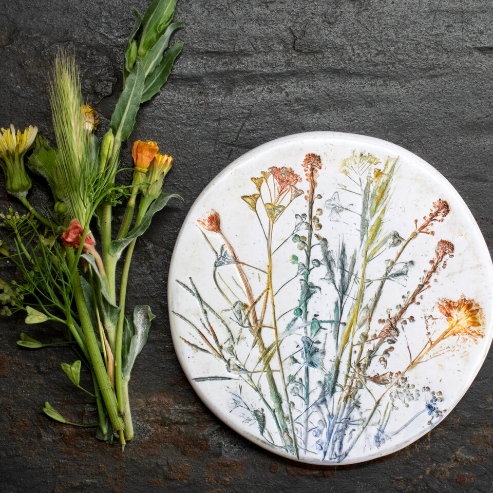 LARGE WILDFLOWER FRIDGE MAGNETS .... BOTANICAL FRIDGE ART