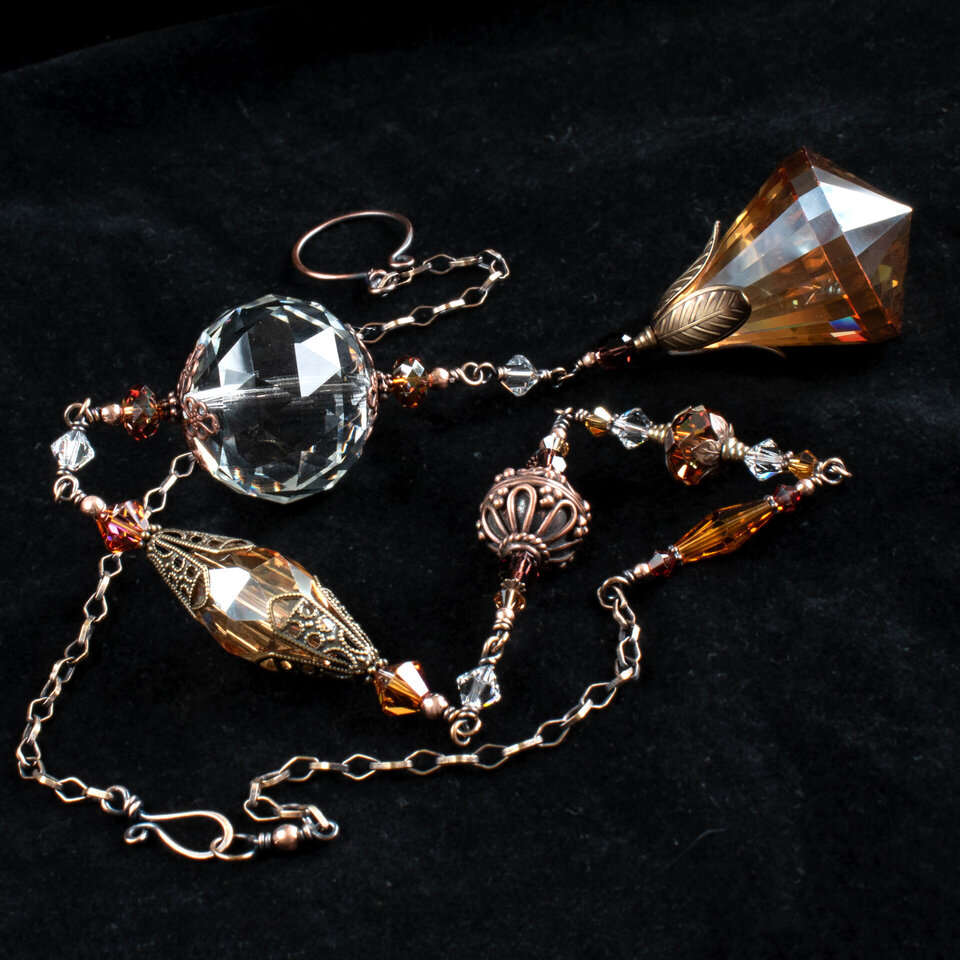 MINIMALIST BOHO STYLE LONG CRYSTAL SUNCATCHER