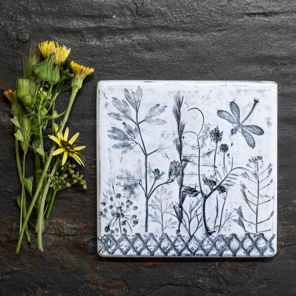 LARGE WILDFLOWER FRIDGE MAGNETS .... BOTANICAL FRIDGE ART ... WILDFLOWER ART