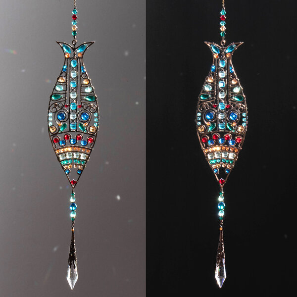 PARROT FISH CRYSTAL SUNCATCHER