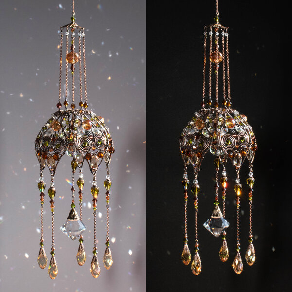 ORNATE CHANDELIER MOBILE SUNCATCHER